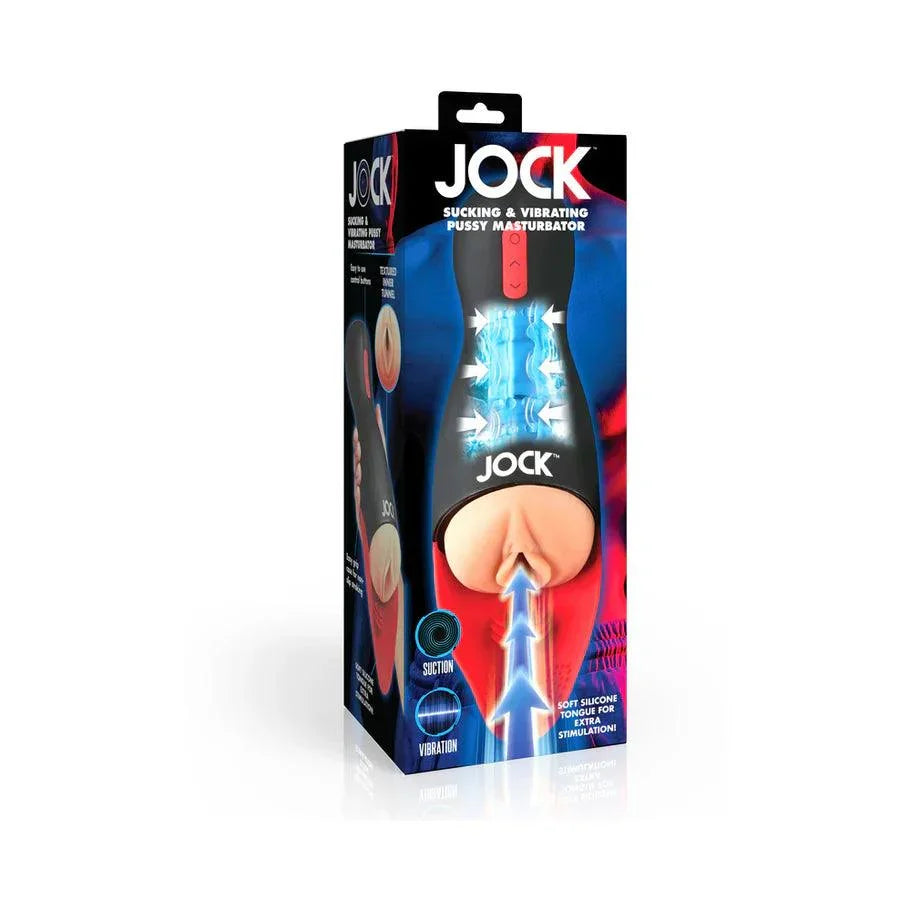 JOCK Sucking & Vibrating Pussy Masturbator - Buy At Luxury Toy X - Free 3-Day Shipping