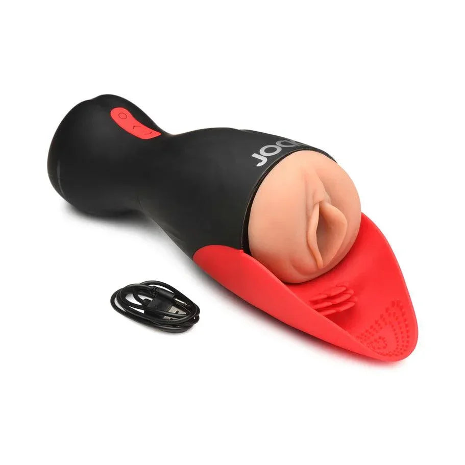 JOCK Sucking & Vibrating Pussy Masturbator - Buy At Luxury Toy X - Free 3-Day Shipping