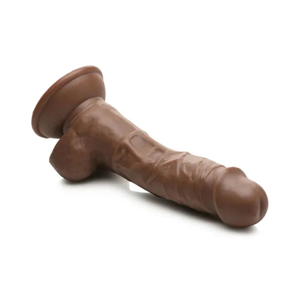 Jock Weightlifting Wesley 7 in. Dildo with Balls Dark - Buy At Luxury Toy X - Free 3-Day Shipping