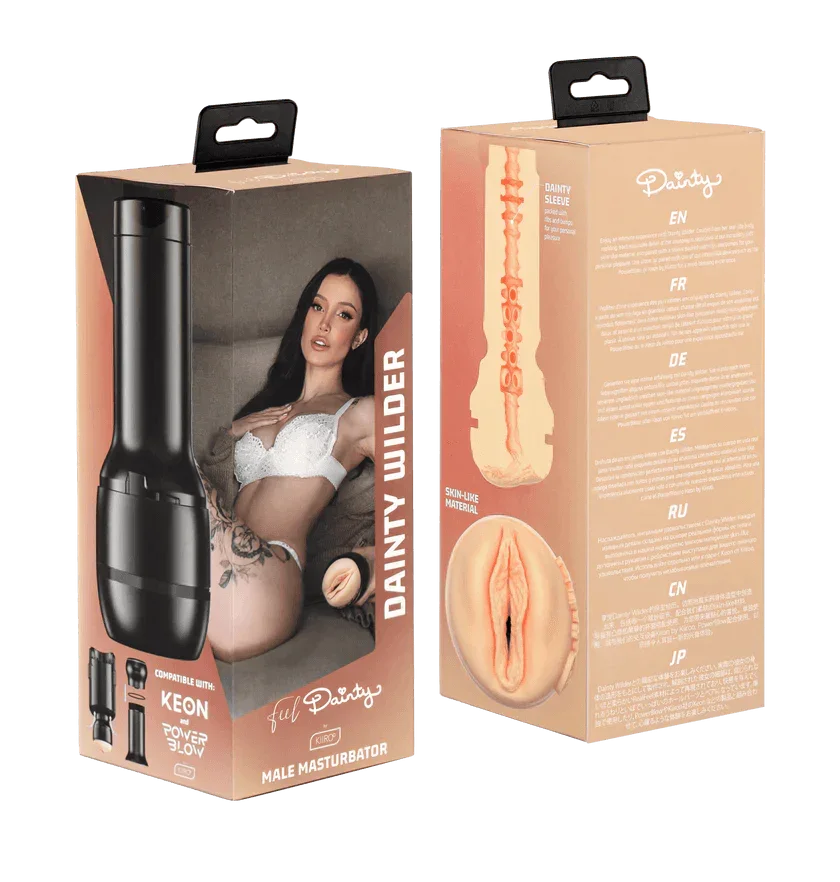 Kiiroo Feel Dainty Wilder Pussy Stroker - Buy At Luxury Toy X - Free 3-Day Shipping