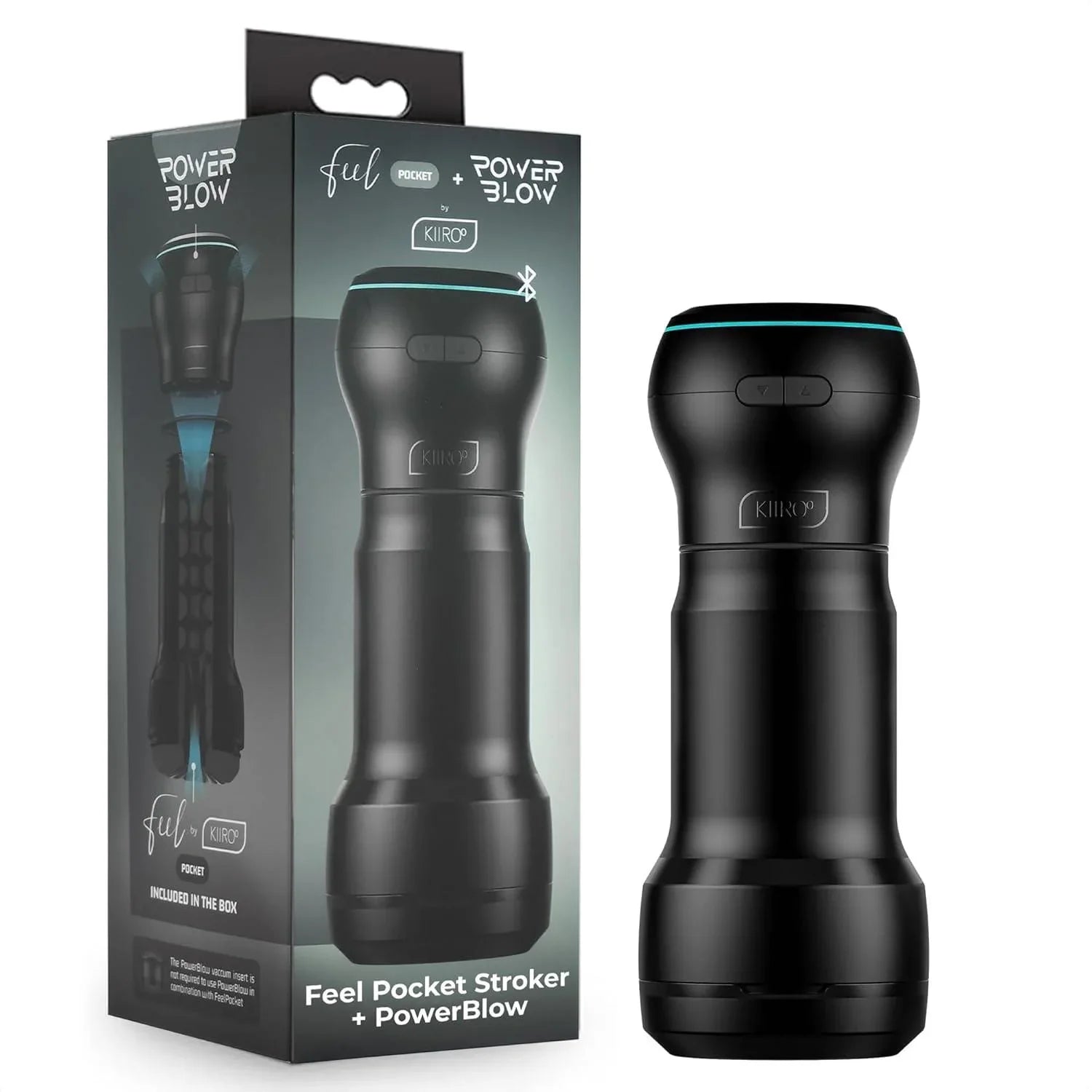 Kiiroo Feel Pocket & PowerBlow Combo Rechargeable Stroker - Buy At Luxury Toy X - Free 3-Day Shipping
