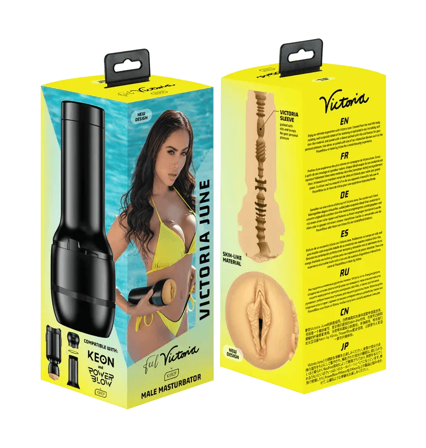 Kiiroo Feel Stars Collection Victoria June Pussy Stroker - PBC - Buy At Luxury Toy X - Free 3-Day Shipping