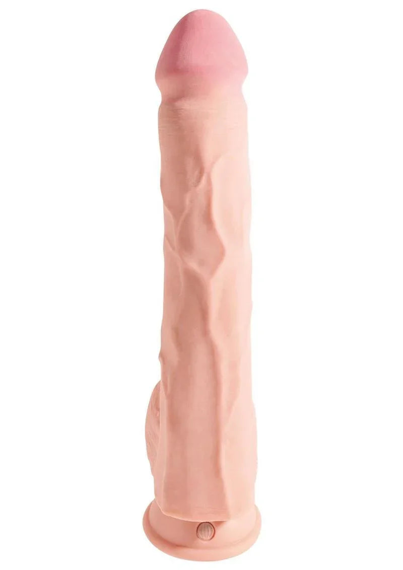 King Cock Plus Triple Density Dildo 12" - Buy At Luxury Toy X - Free 3-Day Shipping