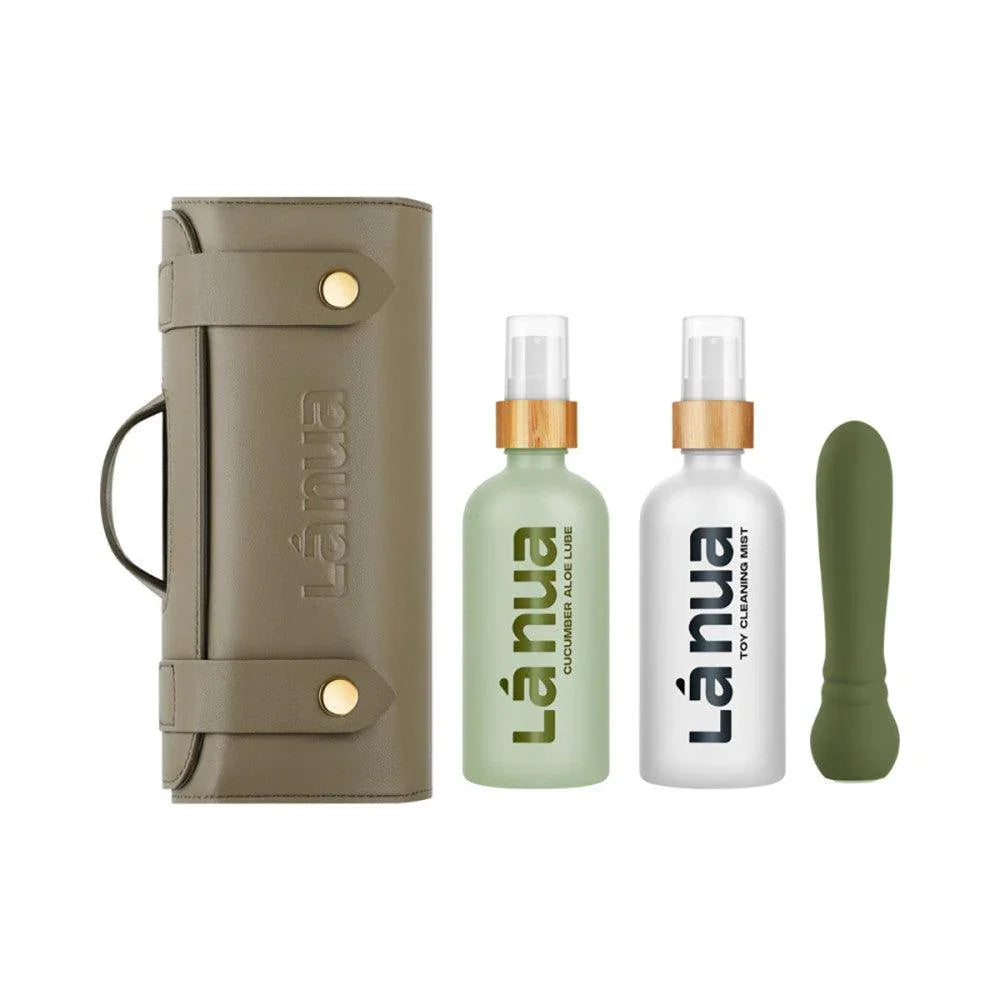 La Nua Gift Bag 5 Ultra Bullet + 100Ml Mist Toy Cleaner + 100Ml Cucumber Aloe Lube - Buy At Luxury Toy X - Free 3-Day Shipping