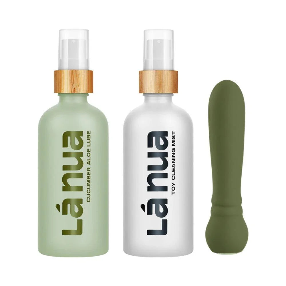 La Nua Gift Bag 5 Ultra Bullet + 100Ml Mist Toy Cleaner + 100Ml Cucumber Aloe Lube - Buy At Luxury Toy X - Free 3-Day Shipping