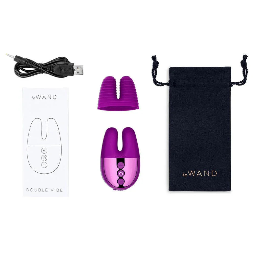 Le Wand Chrome Double Vibe - Buy At Luxury Toy X - Free 3-Day Shipping