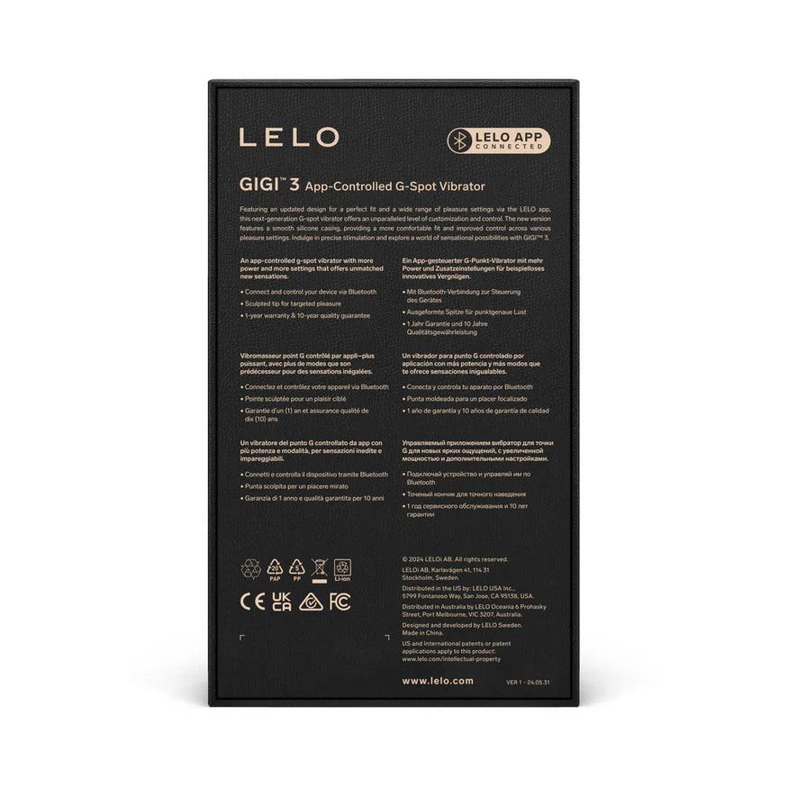 LELO GIGI 3 App-Controlled G-Spot Vibrator - Buy At Luxury Toy X - Free 3-Day Shipping