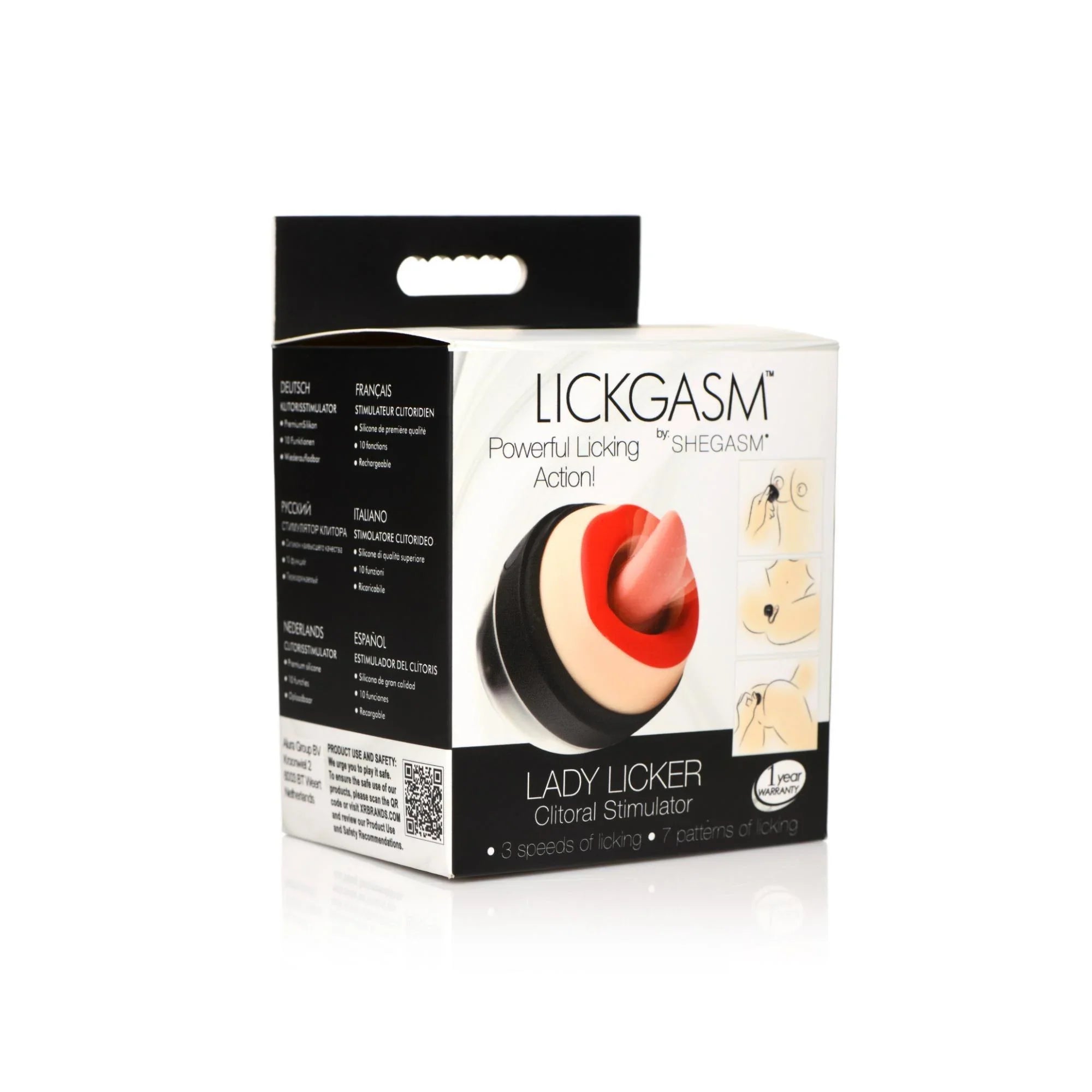 Lickgasm 10X Lady Licker Clitoral Stimulator - Buy At Luxury Toy X - Free 3-Day Shipping