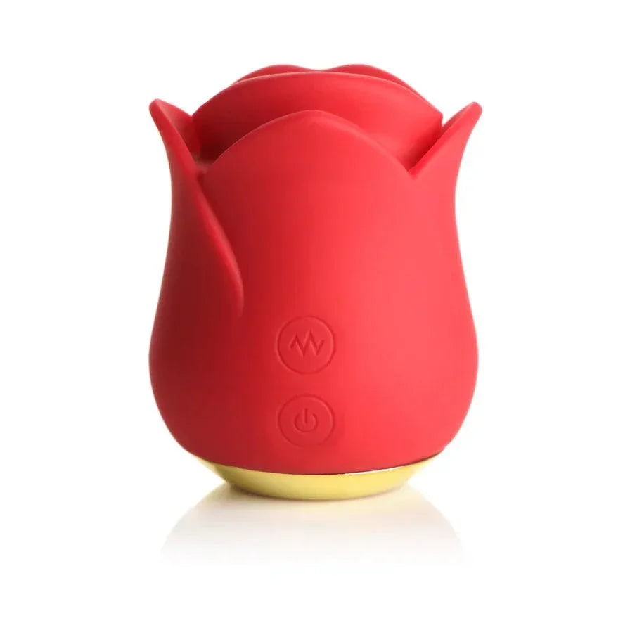 Lickgasm Kissing & Vibrating Rose Clitoral Stimulator - Buy At Luxury Toy X - Free 3-Day Shipping