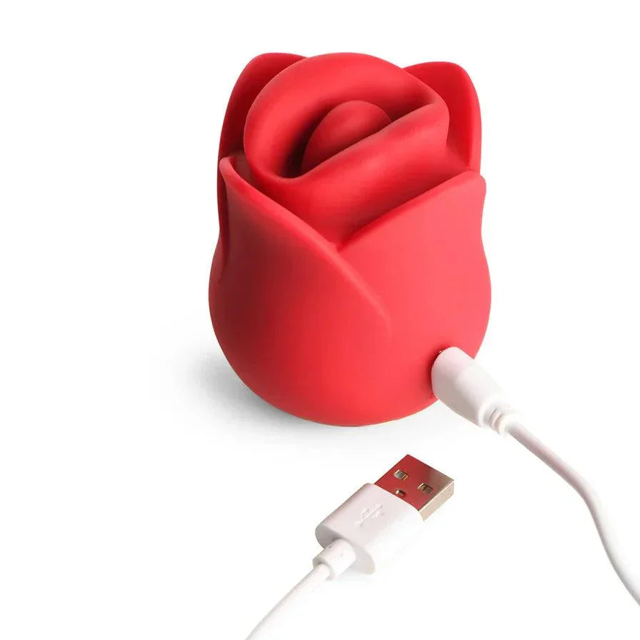Lickgasm Kissing & Vibrating Rose Clitoral Stimulator - Buy At Luxury Toy X - Free 3-Day Shipping