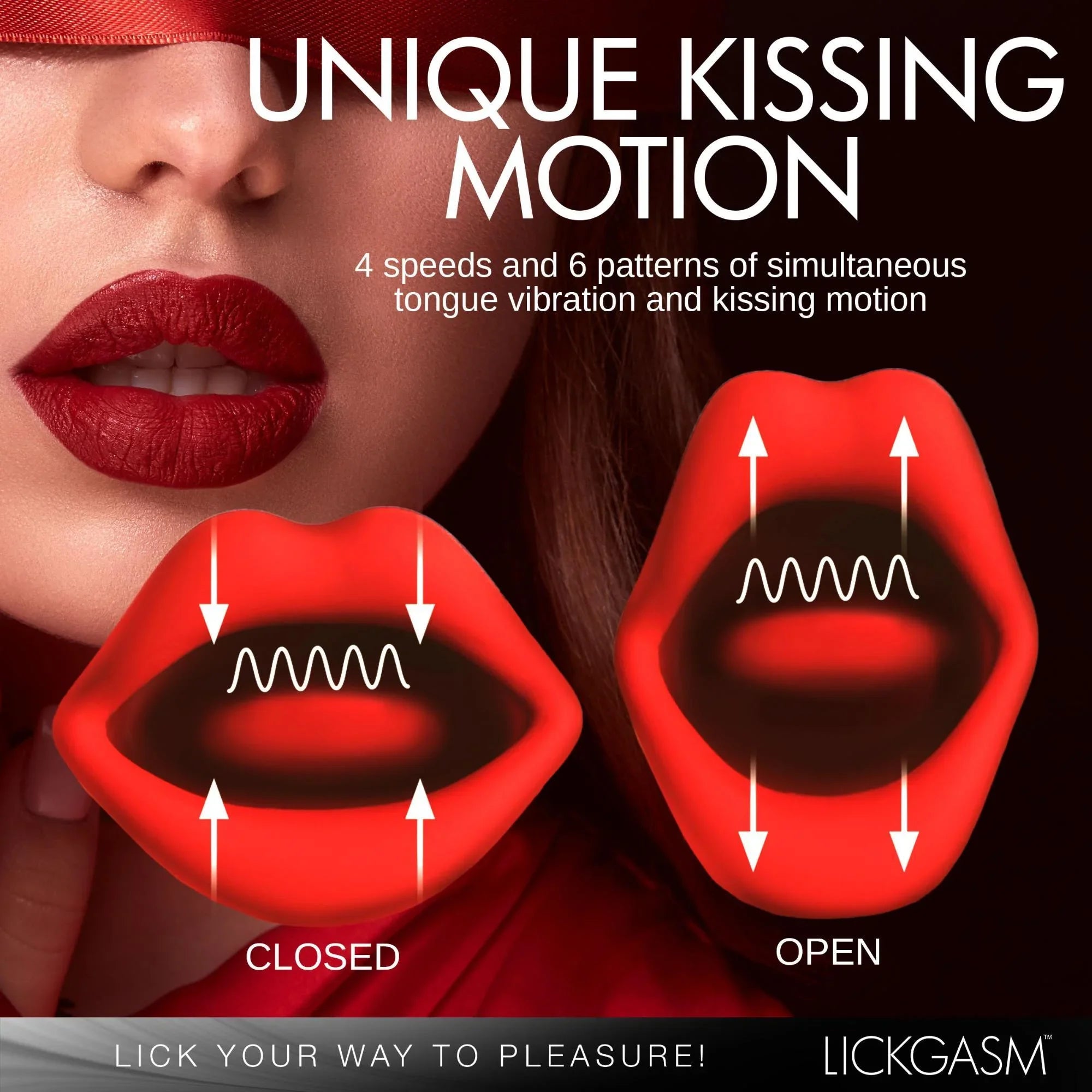 Lickgasm Lickgasm Kiss & Tell Mini Kissing & Vibrating Clitoral Stimulator - Buy At Luxury Toy X - Free 3-Day Shipping