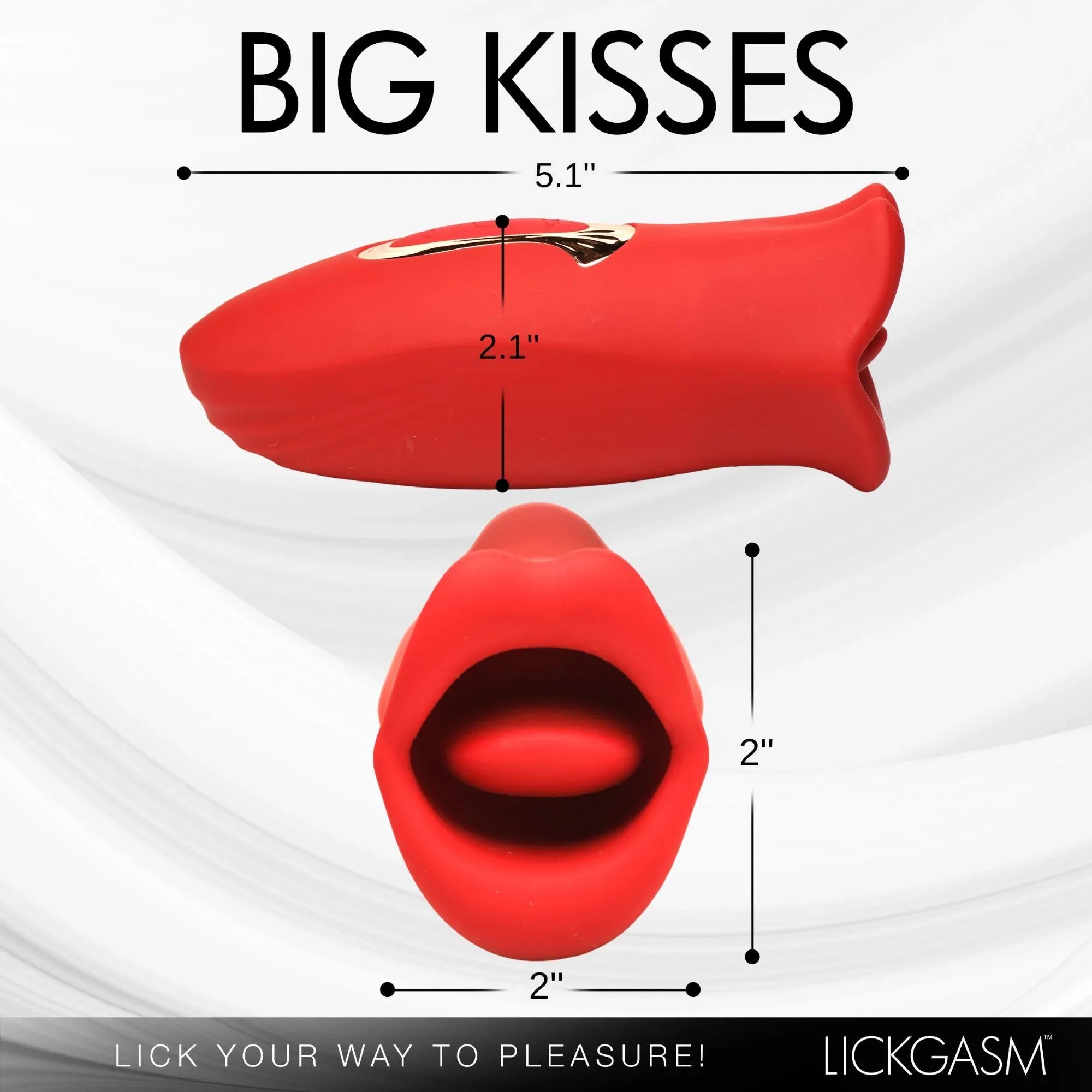 Lickgasm Lickgasm Kiss & Tell Mini Kissing & Vibrating Clitoral Stimulator - Buy At Luxury Toy X - Free 3-Day Shipping