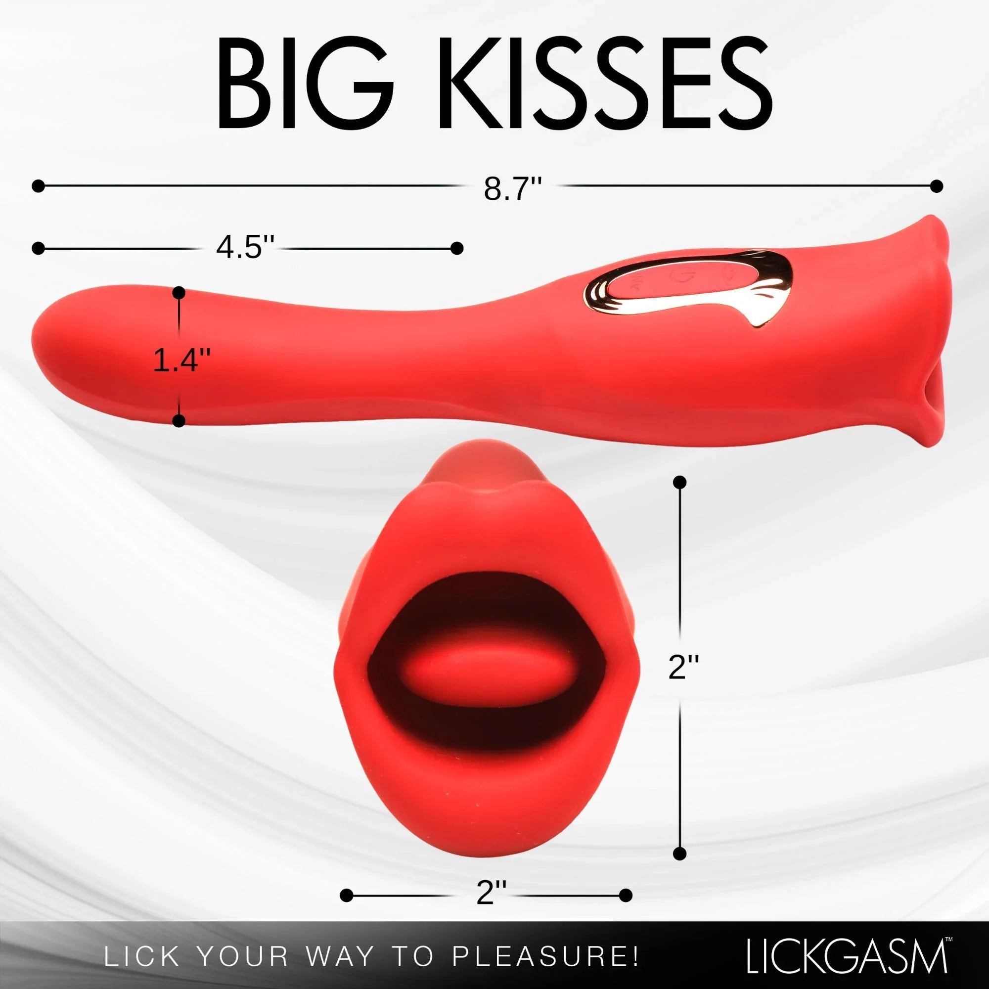 Lickgasm Lickgasm Kiss & Tell Pro Dual-Ended Kissing Vibrator - Buy At Luxury Toy X - Free 3-Day Shipping