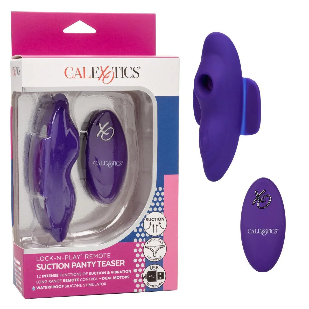 Lock-N-Play Remote Suction Rechargeable Silicone Panty Teaser Panty Vibe - Buy At Luxury Toy X - Free 3-Day Shipping