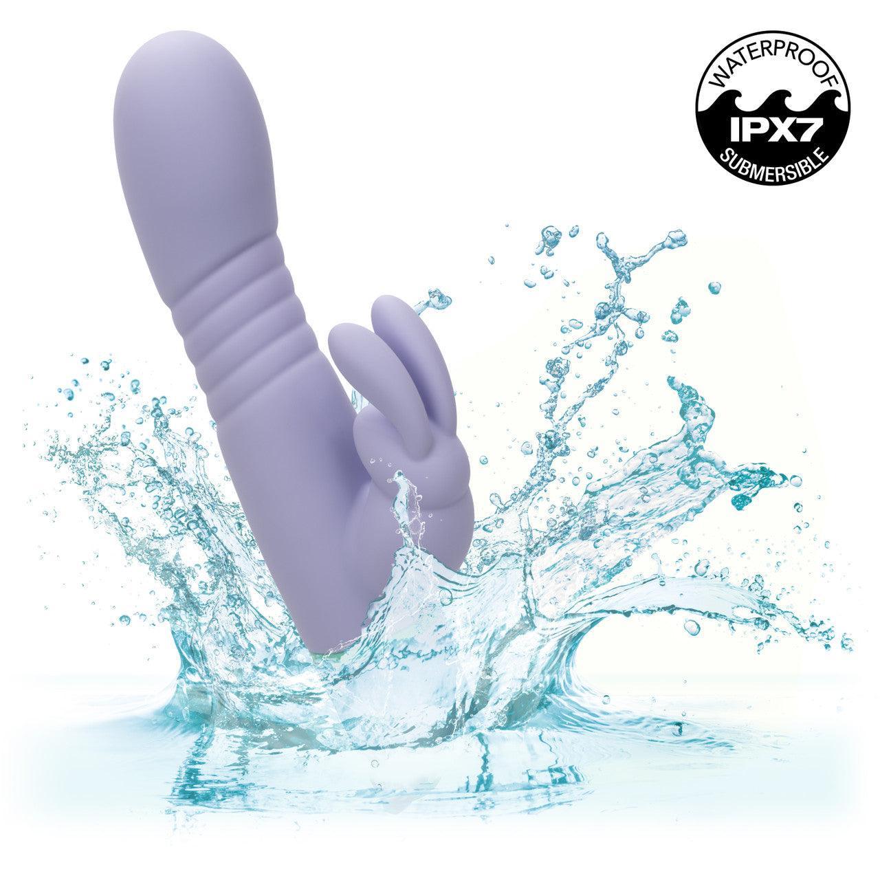 Love Bunny Thrusting Bunny Rechargeable Silicone Rabbit Vibrator - Buy At Luxury Toy X - Free 3-Day Shipping