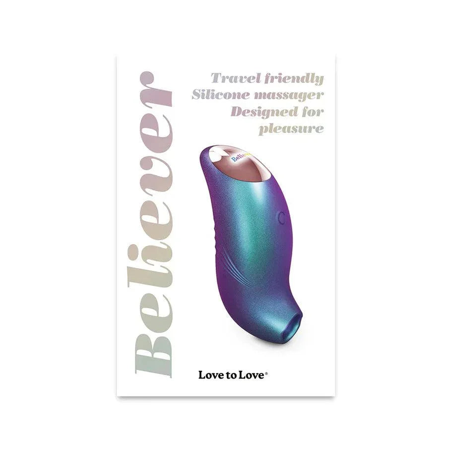Love to Love Believer Rechargeable Silicone Clitoral Stimulator - Buy At Luxury Toy X - Free 3-Day Shipping