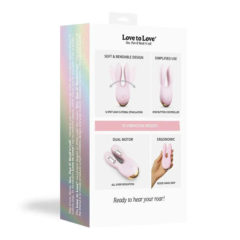 Love to Love Hear Me Rechargeable Silicone Flexible Ear Vibrator - Buy At Luxury Toy X - Free 3-Day Shipping