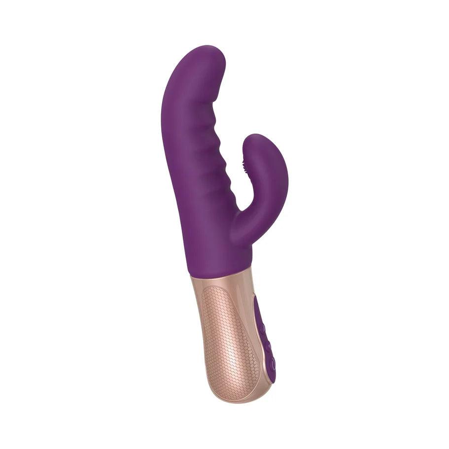 Love to Love Sassy Bunny Dual Motor Rechargeable Silicone Thrusting Rabbit Vibrator - Buy At Luxury Toy X - Free 3-Day Shipping