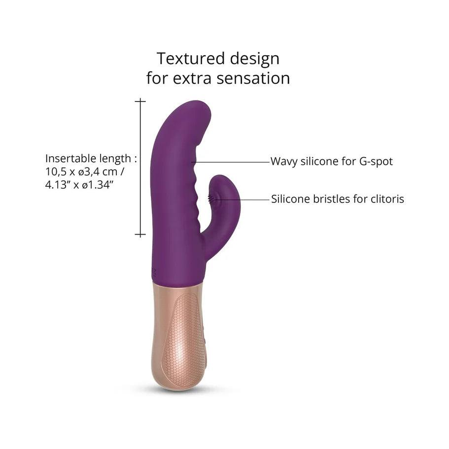 Love to Love Sassy Bunny Dual Motor Rechargeable Silicone Thrusting Rabbit Vibrator - Buy At Luxury Toy X - Free 3-Day Shipping