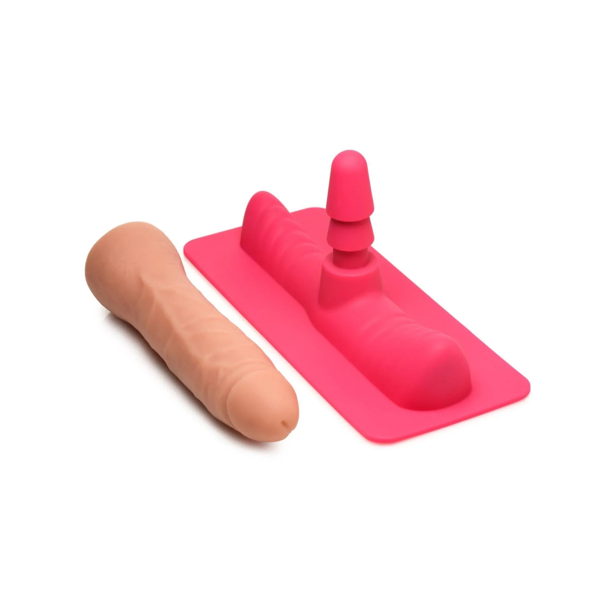LoveBotz Saddle Adapter with Silicone Dildo - Buy At Luxury Toy X - Free 3-Day Shipping