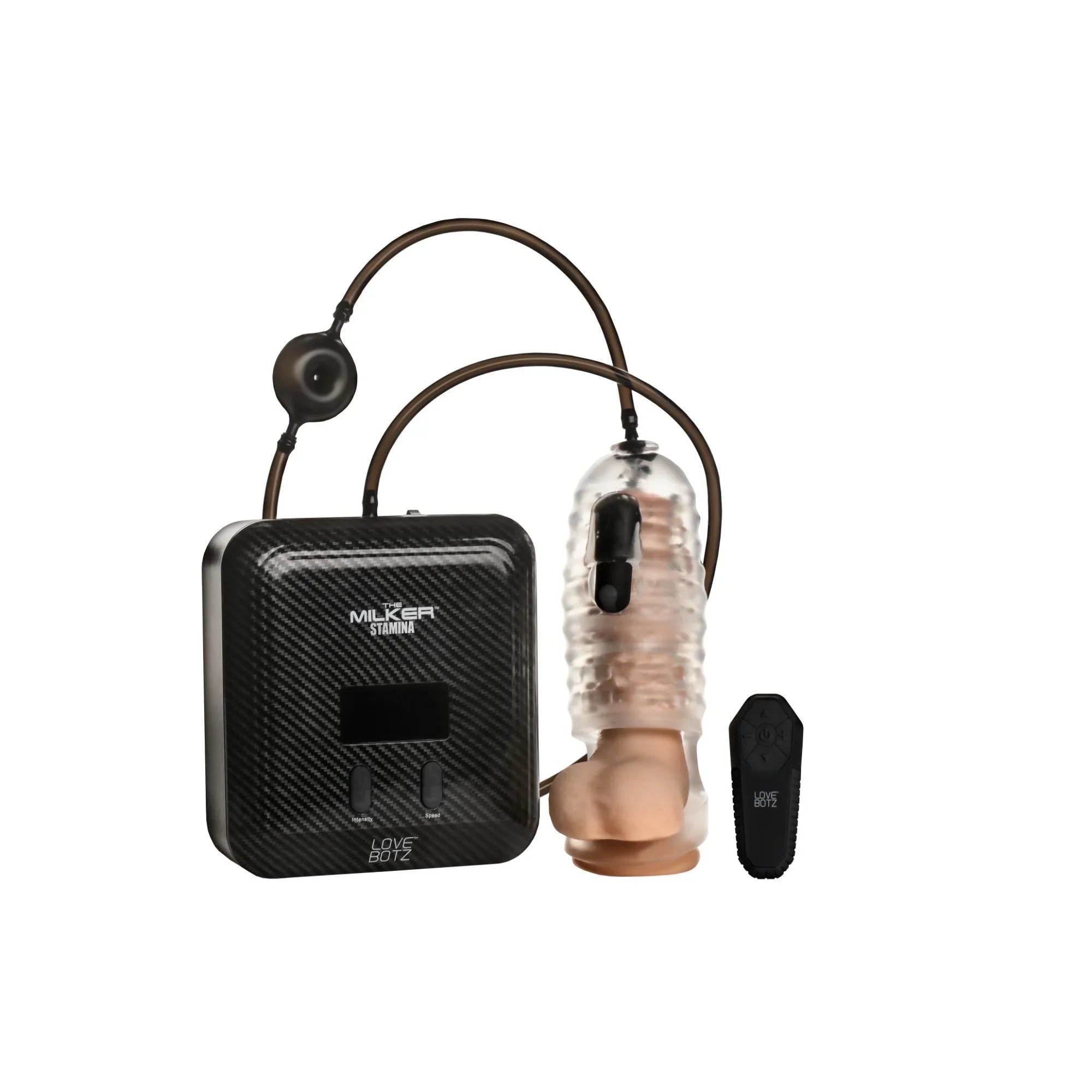 Lovebotz The Milker Max Edition Rechargeable Thrusting & Vibrating Masturbator With Remote - Buy At Luxury Toy X - Free 3-Day Shipping