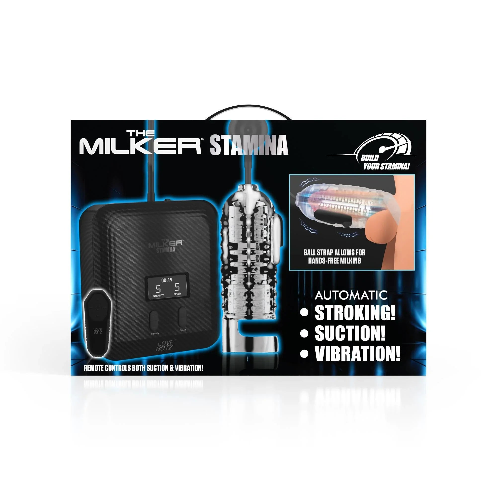 Lovebotz The Milker Max Edition Rechargeable Thrusting & Vibrating Masturbator With Remote - Buy At Luxury Toy X - Free 3-Day Shipping
