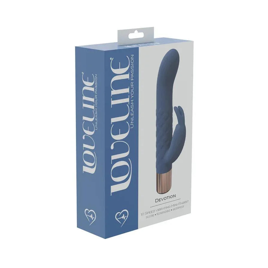 LoveLine Devotion 10 Speed Mini-Rabbit Silicone Rechargeable Waterproof - Buy At Luxury Toy X - Free 3-Day Shipping