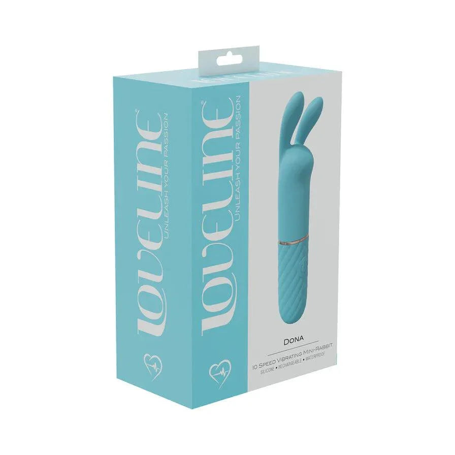 LoveLine Dona 10 Speed Vibrating Mini-Rabbit Silicone Rechargeable Waterproof - Buy At Luxury Toy X - Free 3-Day Shipping