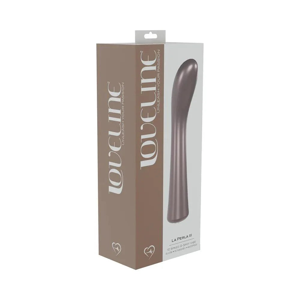 LoveLine La Perla III Rechargeable Silicone G-Spot Vibrator - Buy At Luxury Toy X - Free 3-Day Shipping