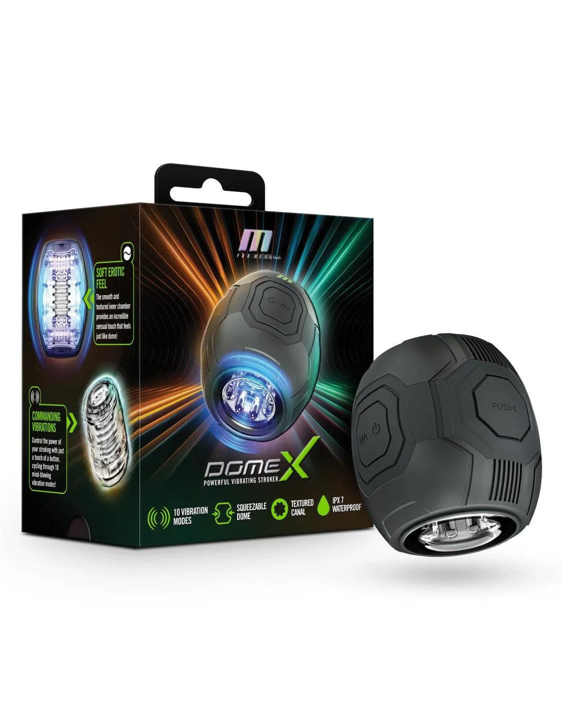 M for Men Dome X Rechargeable Vibrating Masturbator M for Men Dome X Rechargeable Vibrating Masturbator