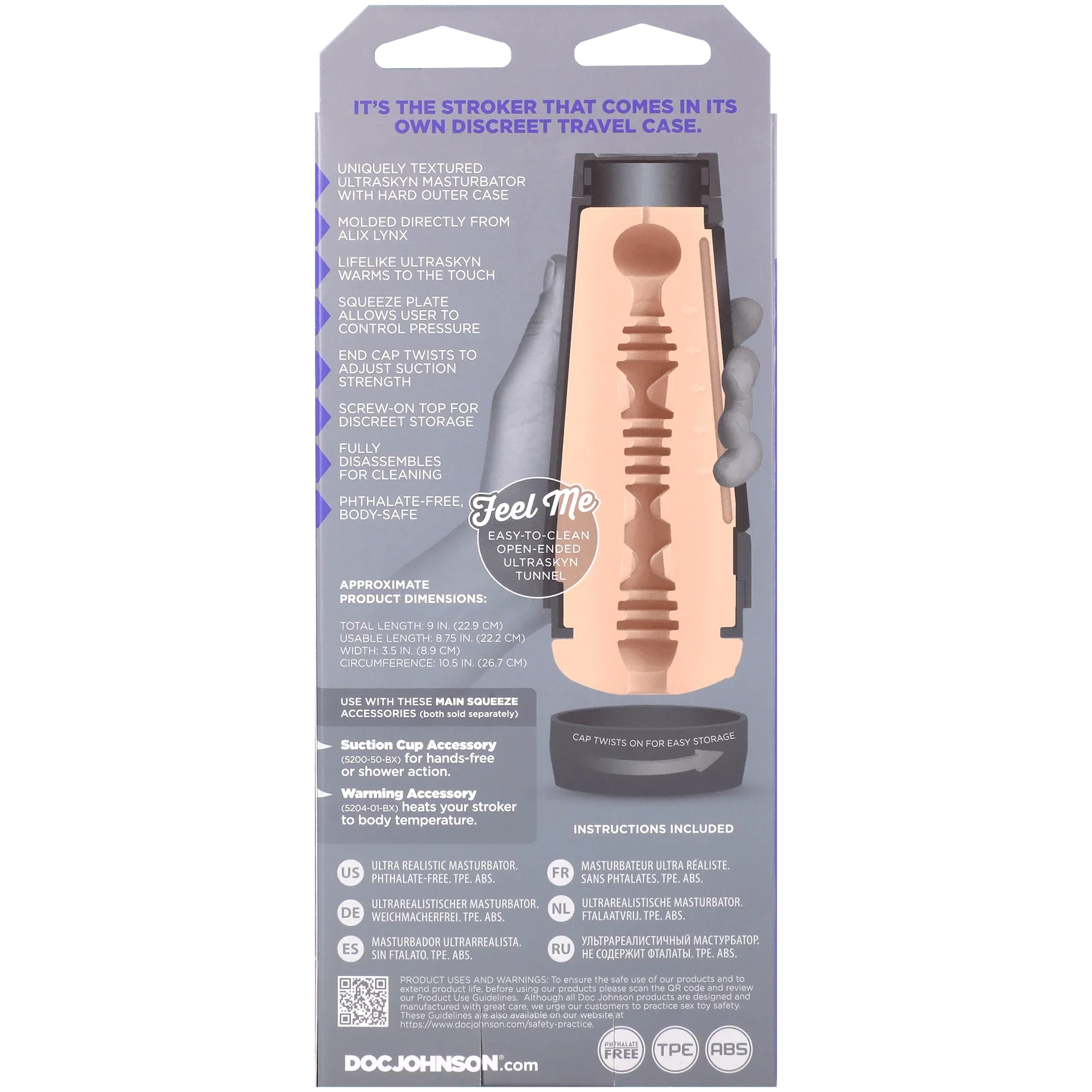 Main Squeeze Alix Lynx ULTRASKYN Stroker - Buy At Luxury Toy X - Free 3-Day Shipping