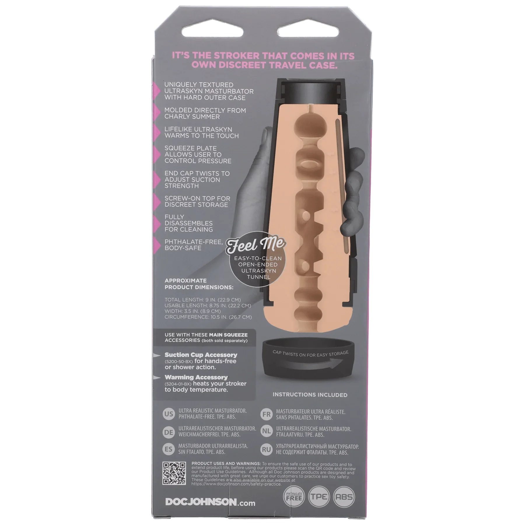 Main Squeeze Charly Summer Ultraskyn Masturbator - Pussy - Buy At Luxury Toy X - Free 3-Day Shipping