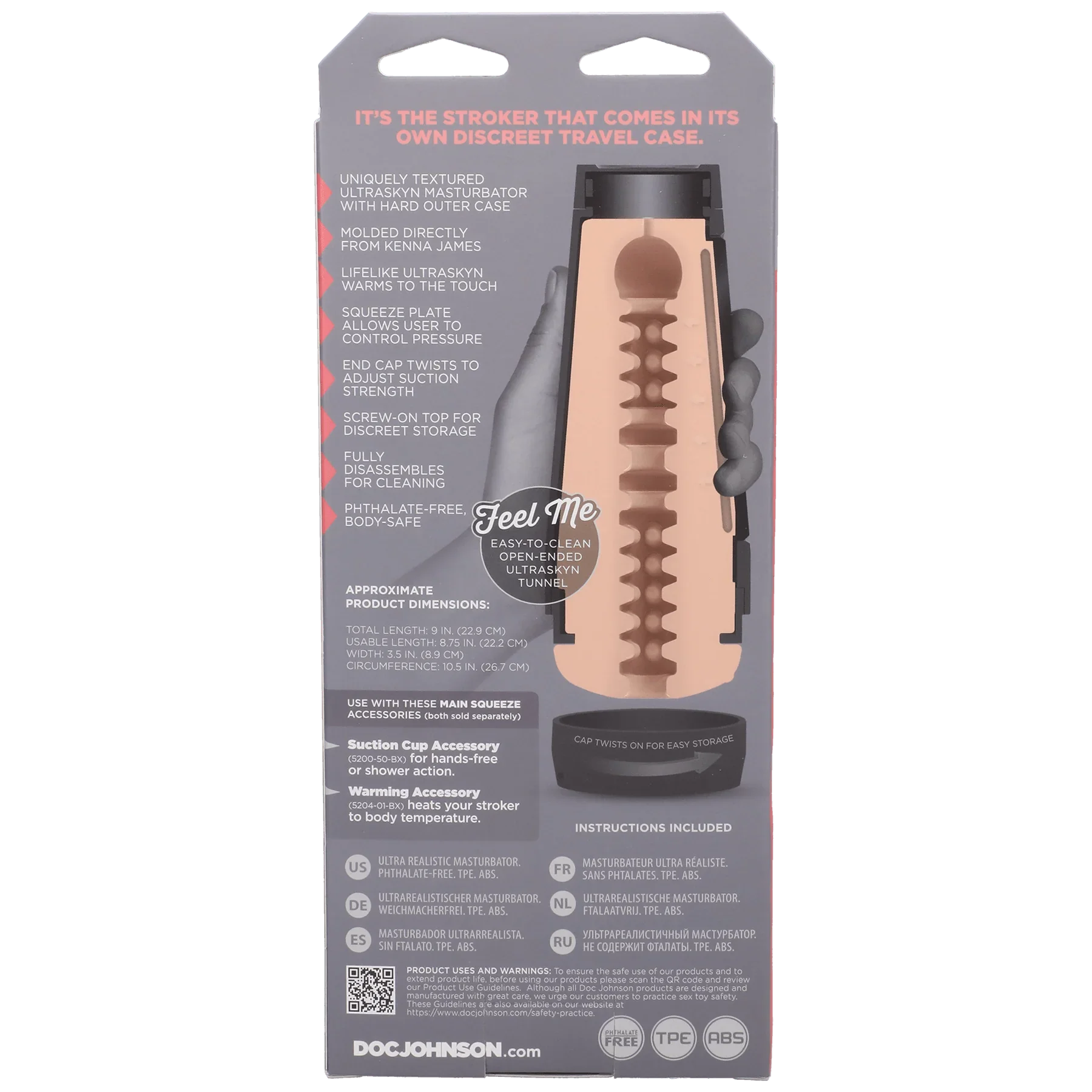 Main Squeeze Kenna James ULTRASKYN Stroker - Buy At Luxury Toy X - Free 3-Day Shipping