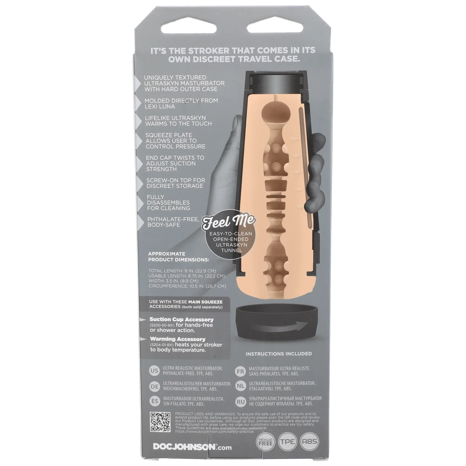 Main Squeeze Lexi Luna ULTRASKYN Stroker - Buy At Luxury Toy X - Free 3-Day Shipping