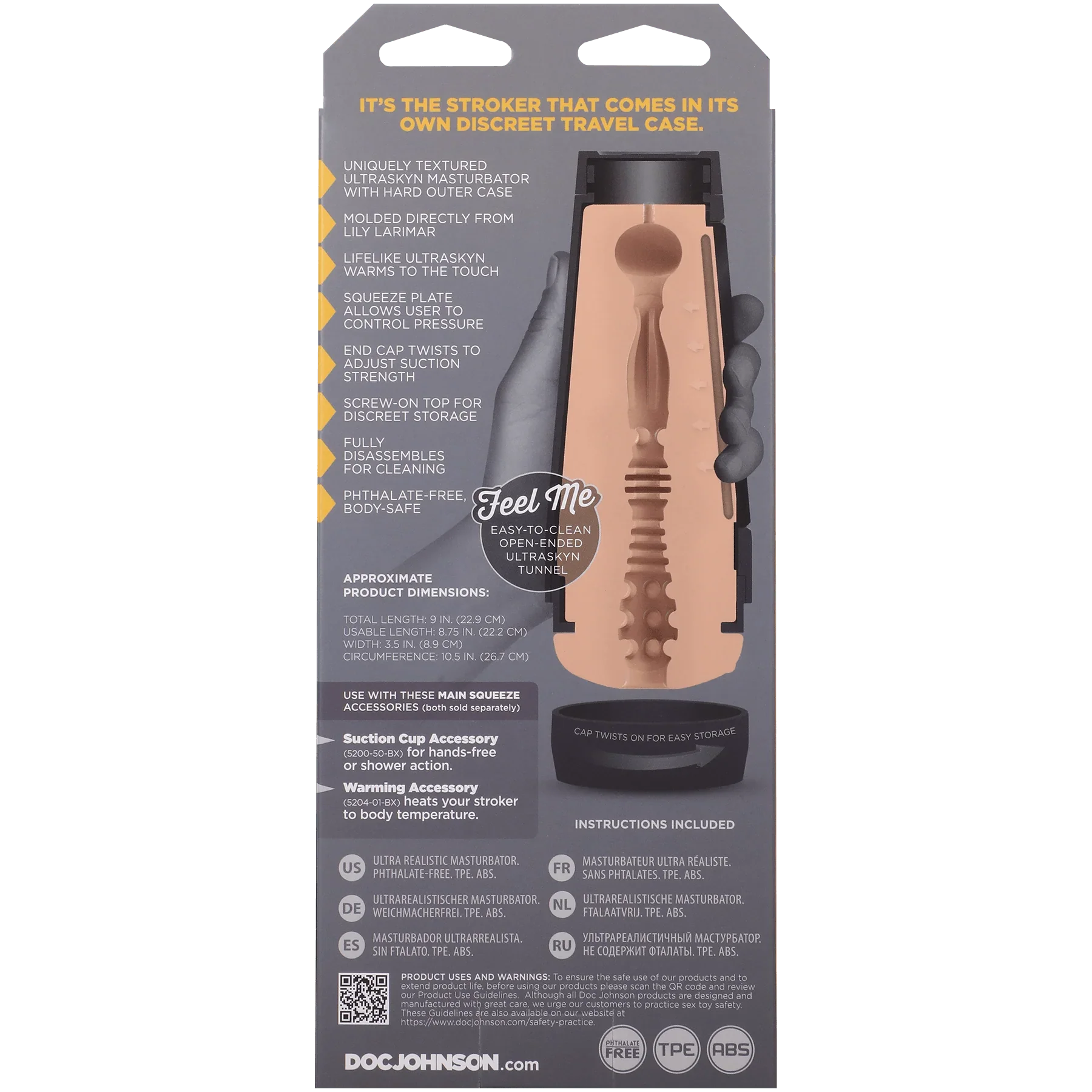 Main Squeeze Lily Larimar ULTRASKYN Stroker - Buy At Luxury Toy X - Free 3-Day Shipping