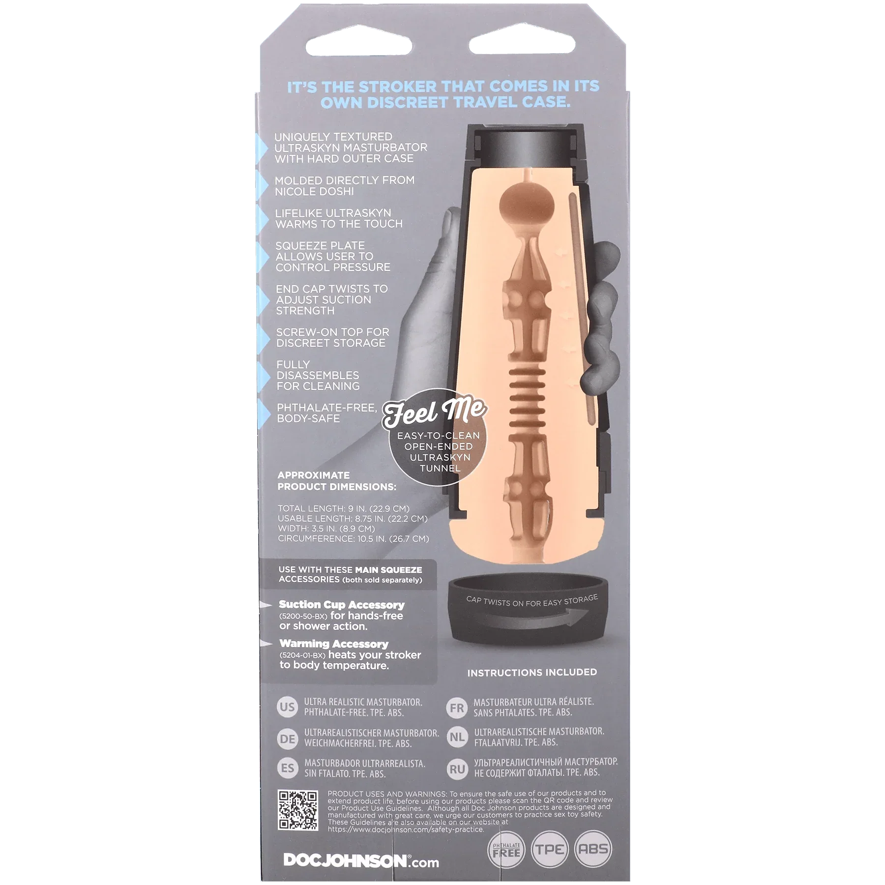 Main Squeeze Nicole Doshi ULTRASKYN Stroker - Buy At Luxury Toy X - Free 3-Day Shipping