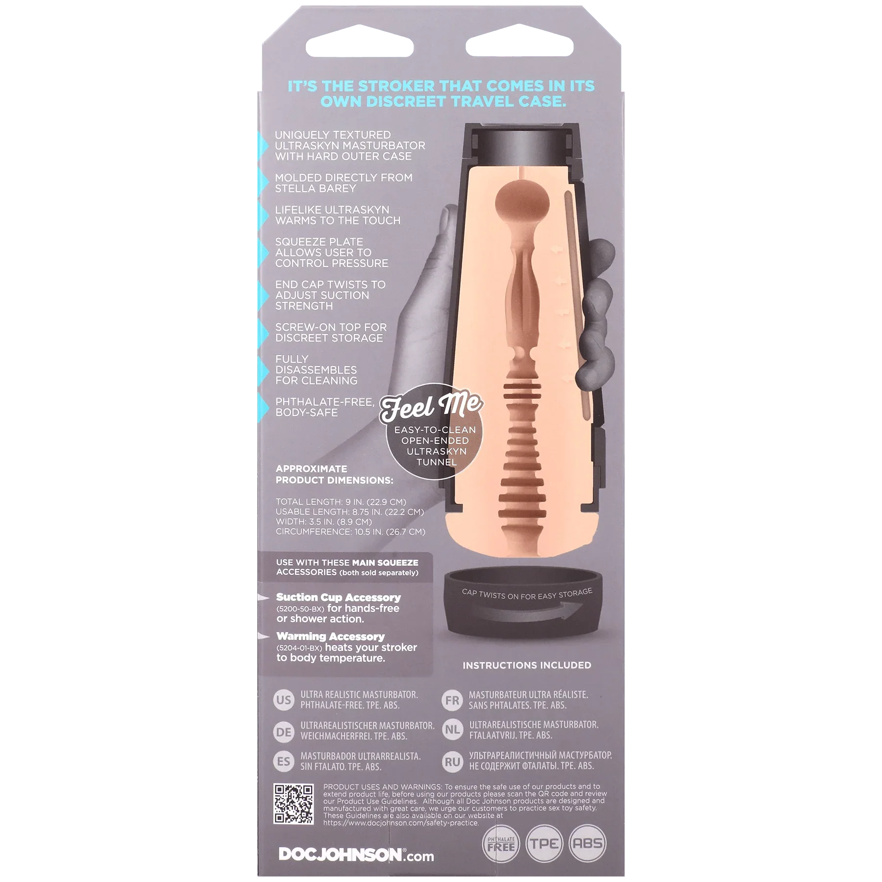Main Squeeze Stella Barey ULTRASKYN Stroker - Buy At Luxury Toy X - Free 3-Day Shipping