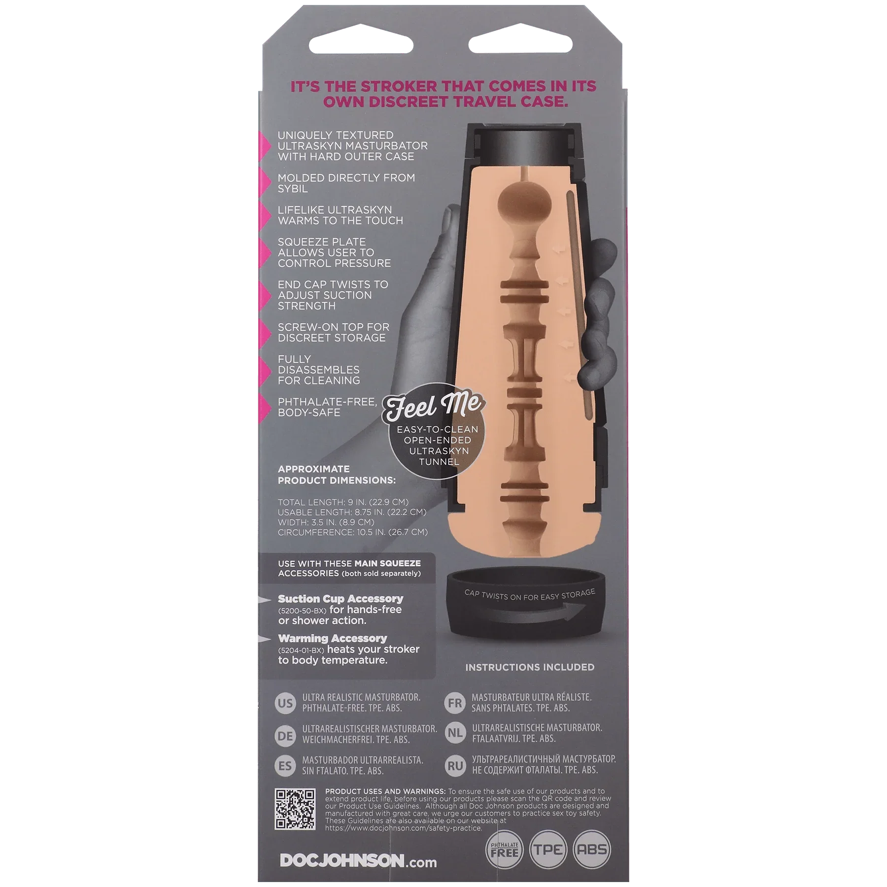 Main Squeeze Sybil ULTRASKYN Stroker - Buy At Luxury Toy X - Free 3-Day Shipping