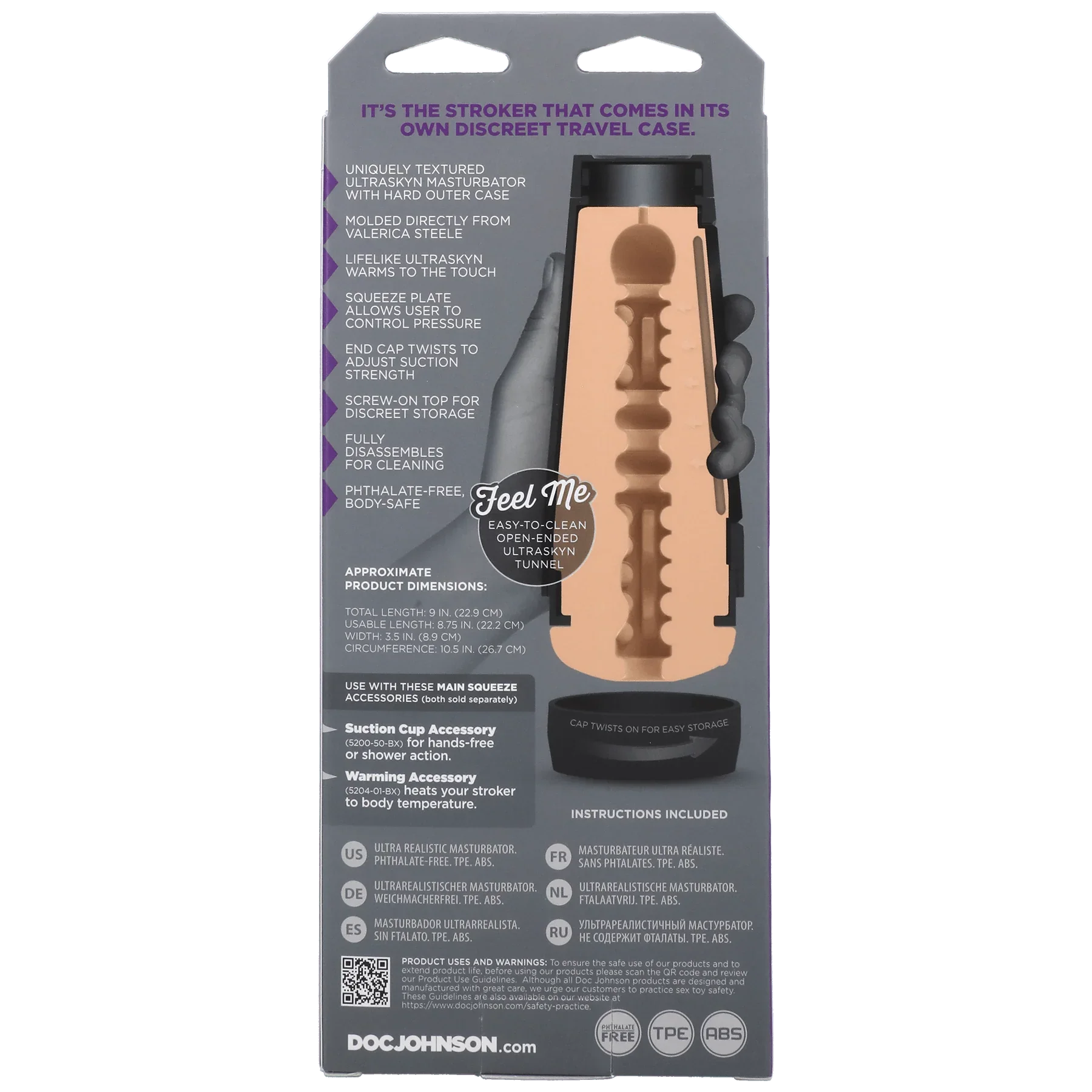 Main Squeeze Valerica Steele ULTRASKYN Stroker - Buy At Luxury Toy X - Free 3-Day Shipping