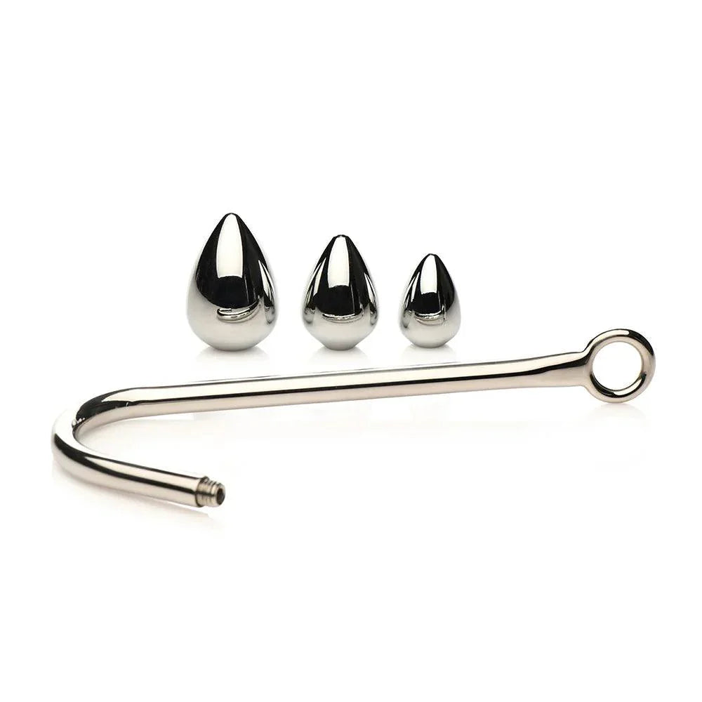Master Series Anal Hook Trainer Anal Hook with 3 Plugs - Buy At Luxury Toy X - Free 3-Day Shipping