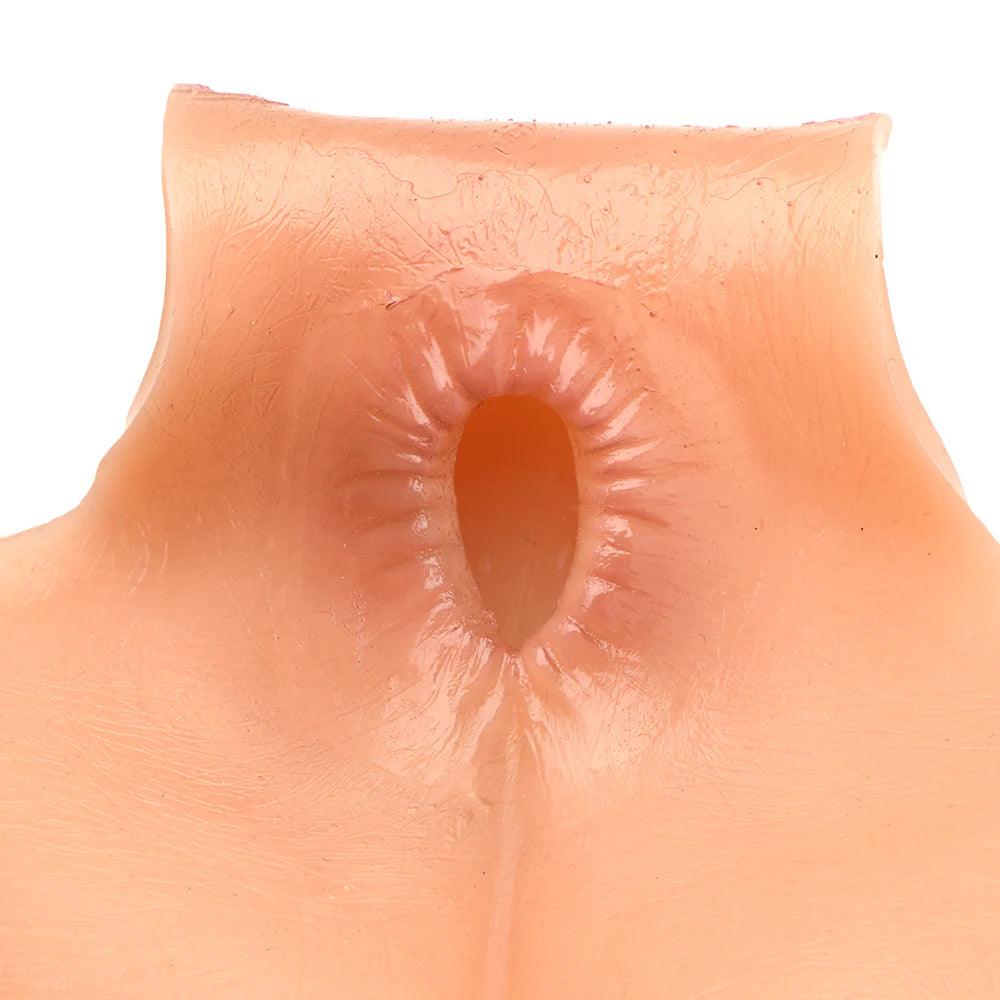 Master Series Boner Brief Penis Panties with Posable Dildo - Vanilla - Buy At Luxury Toy X - Free 3-Day Shipping