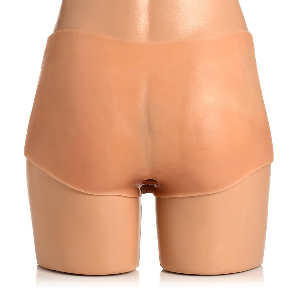 Master Series Boner Brief Penis Panties with Posable Dildo - Vanilla - Buy At Luxury Toy X - Free 3-Day Shipping