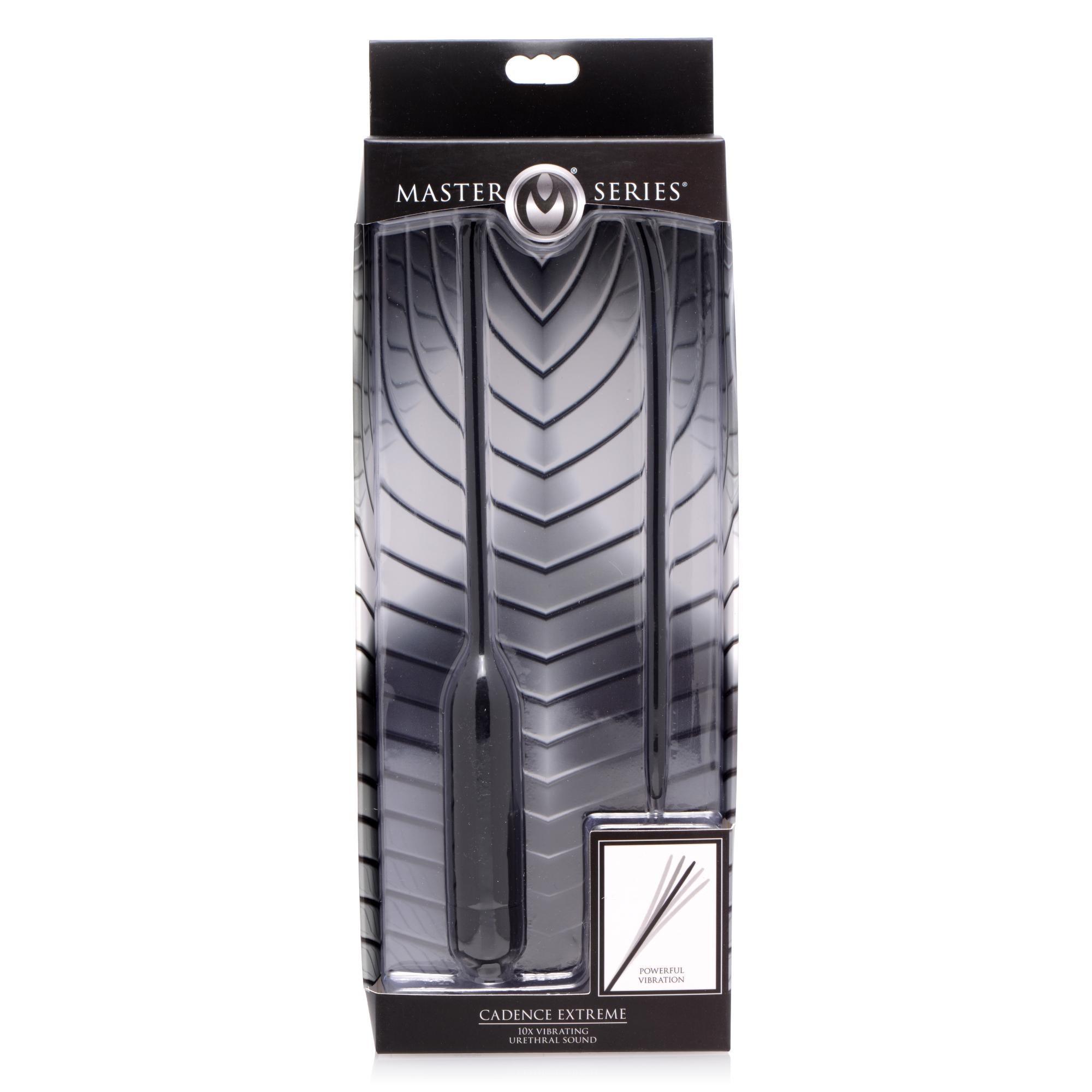 Master Series Cadence Extreme Vibrating Silicone Sound - Buy At Luxury Toy X - Free 3-Day Shipping