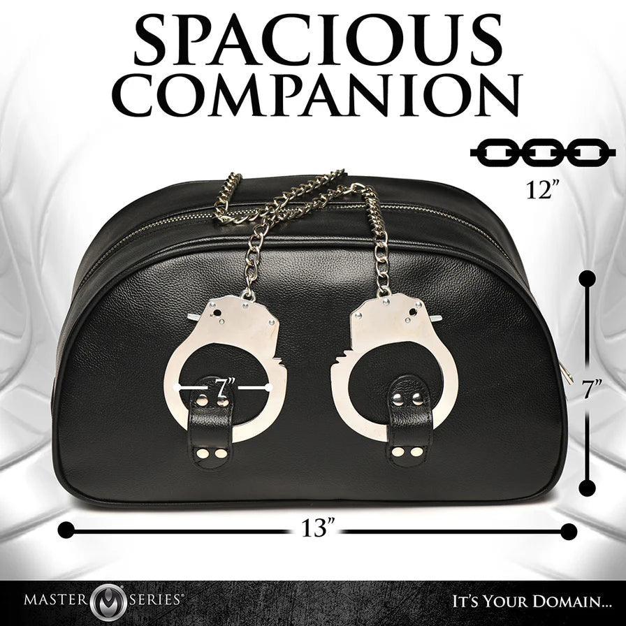 Master Series Cuffed & Loaded Travel Bag with Handcuff Handles - Buy At Luxury Toy X - Free 3-Day Shipping