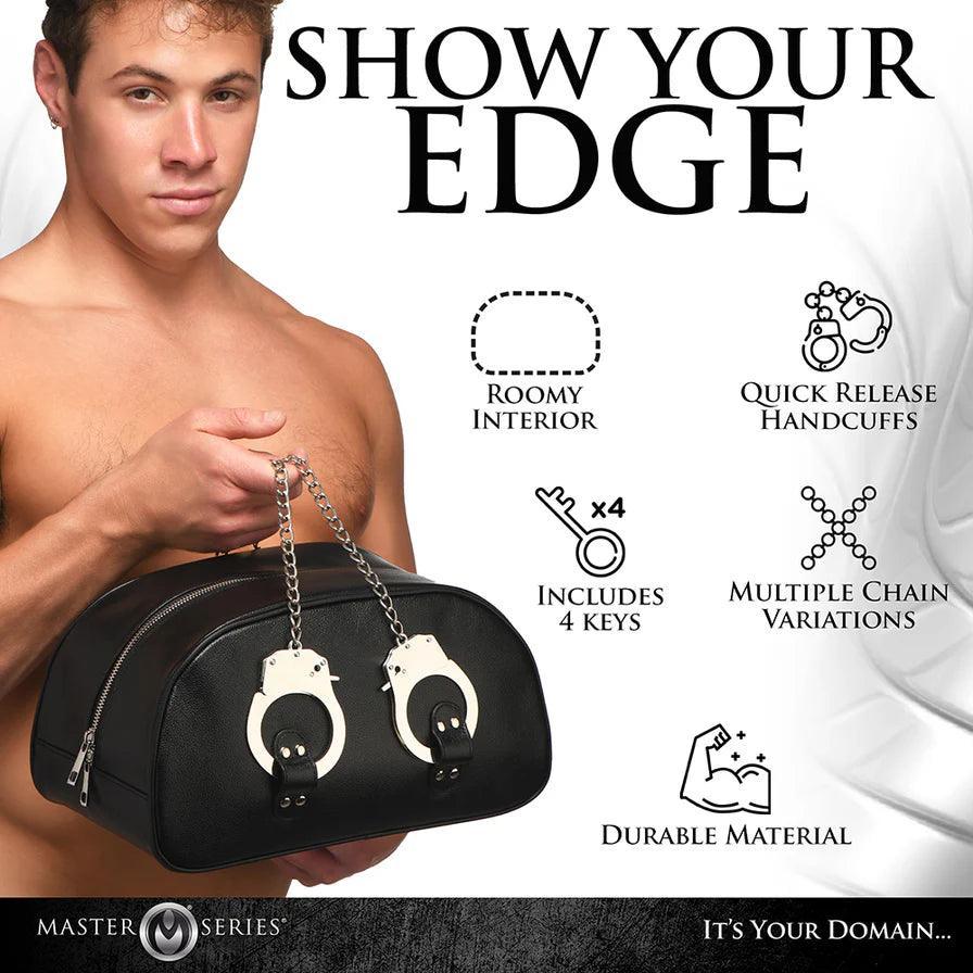 Master Series Cuffed & Loaded Travel Bag with Handcuff Handles - Buy At Luxury Toy X - Free 3-Day Shipping