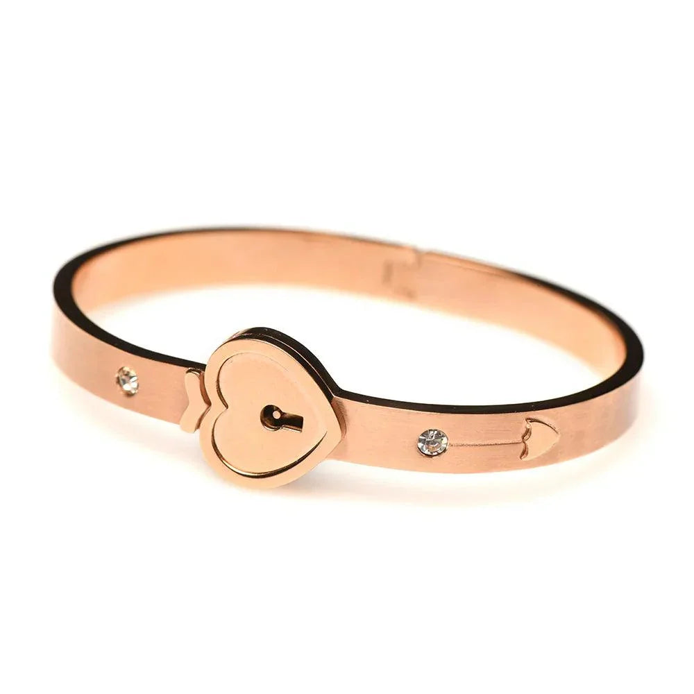 Master Series Cuffed Locking Bracelet & Key Necklace - Buy At Luxury Toy X - Free 3-Day Shipping