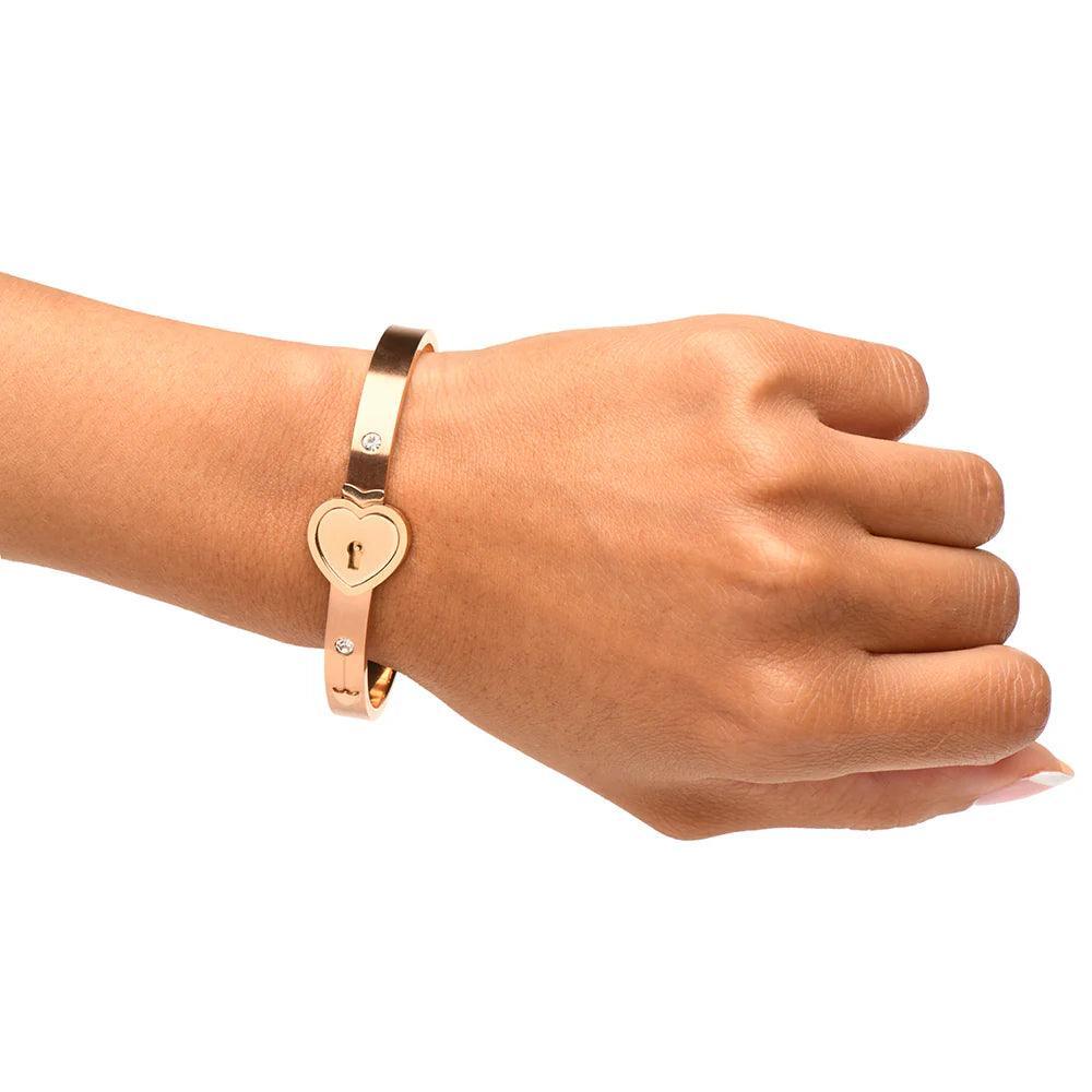 Master Series Cuffed Locking Bracelet & Key Necklace - Buy At Luxury Toy X - Free 3-Day Shipping