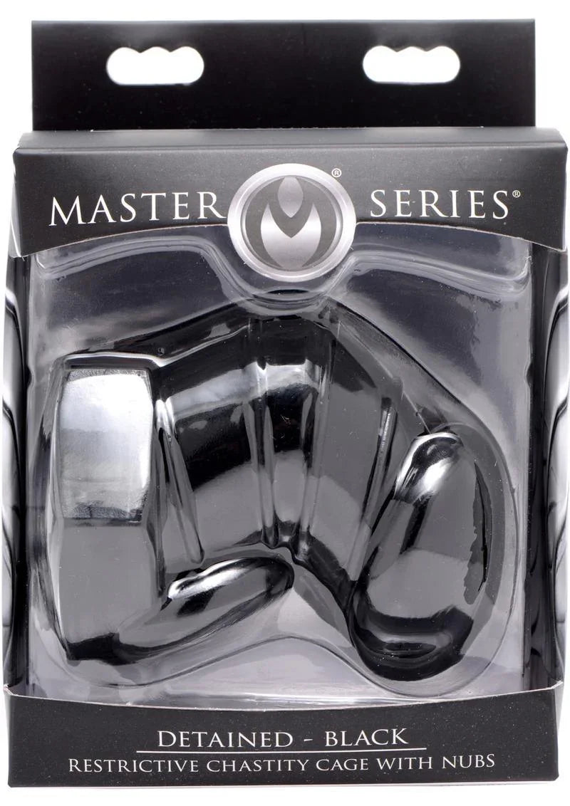 Master Series Detained Restrictive Chastity Cage - Buy At Luxury Toy X - Free 3-Day Shipping