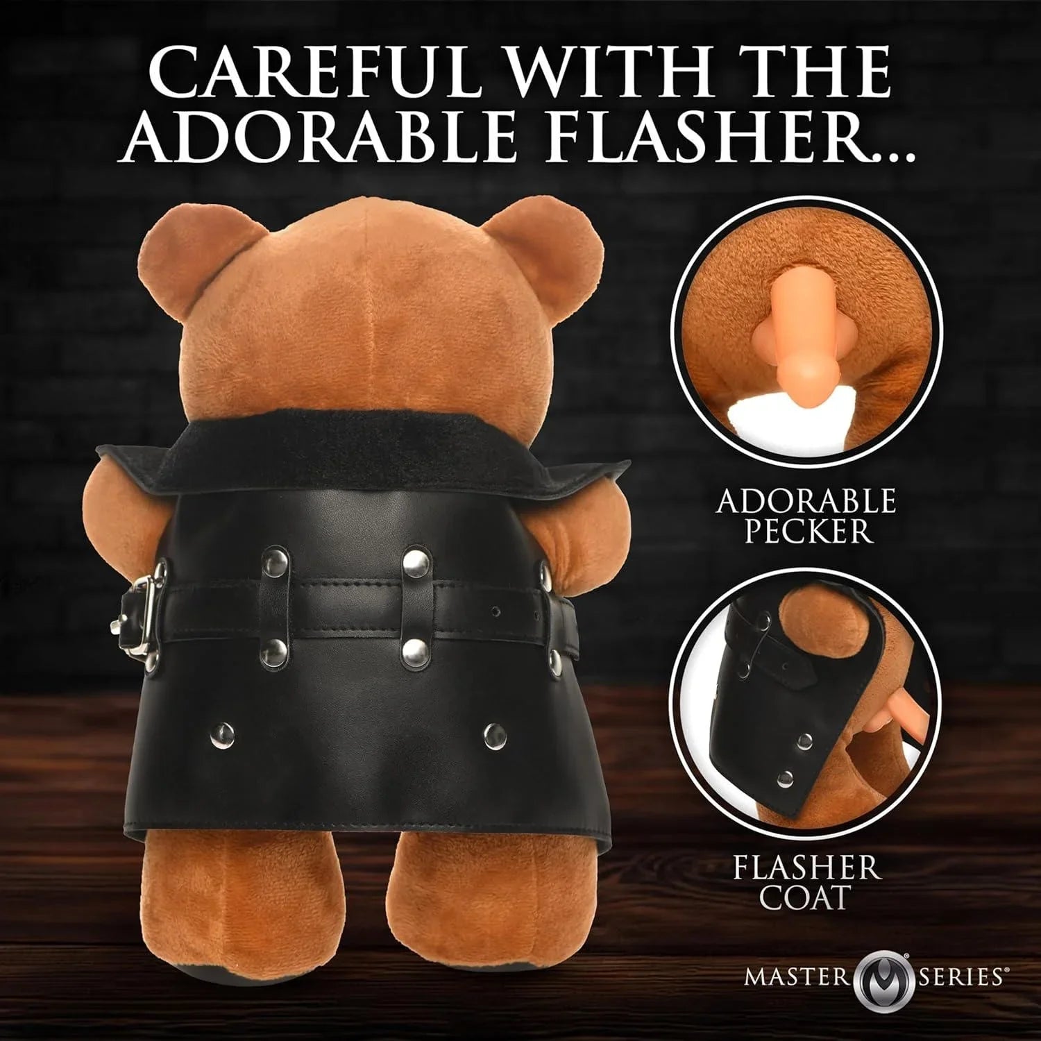 Master Series Flasher Exhibitionist Teddy Bear - Buy At Luxury Toy X - Free 3-Day Shipping