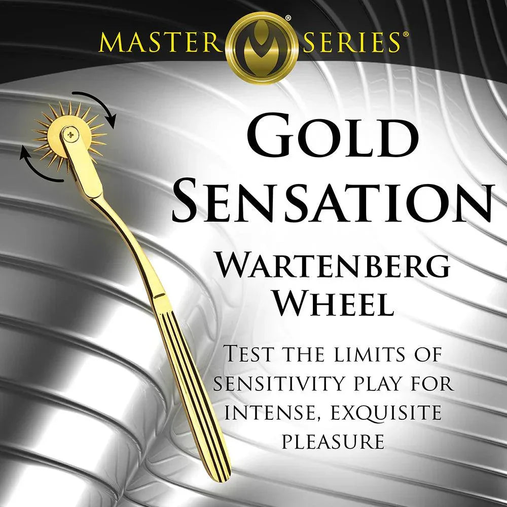Master Series Gold Sensation Wartenberg Wheel - Buy At Luxury Toy X - Free 3-Day Shipping